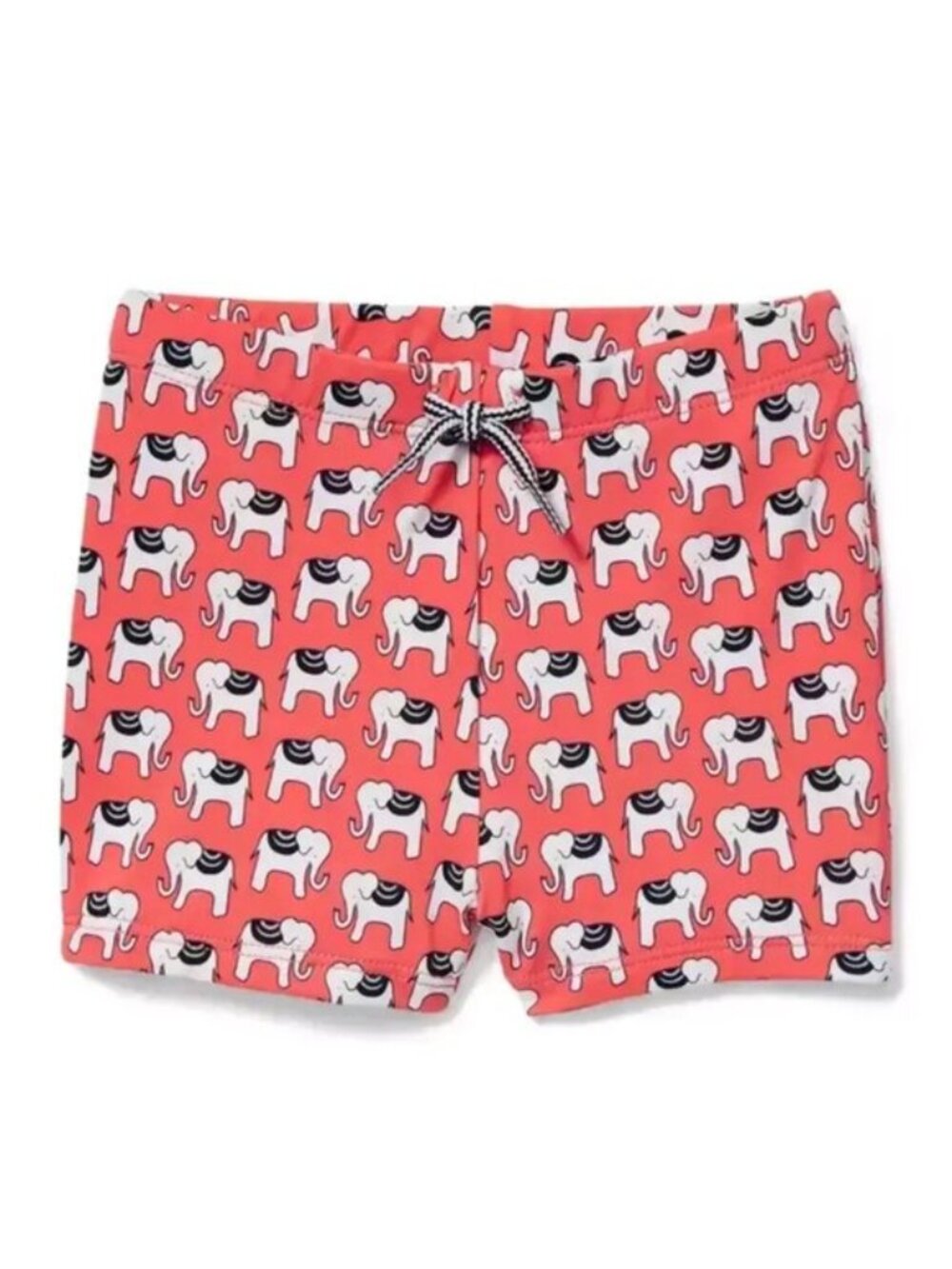 NEW Janie and Jack Elephant Print Infant Boys Swim Trunks Swimsuit Shorts Suit